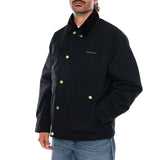 QUENTIN JACKET BLACK / BLACK - Chaqueta Hombre Negra Hombre CARHARTT WIP