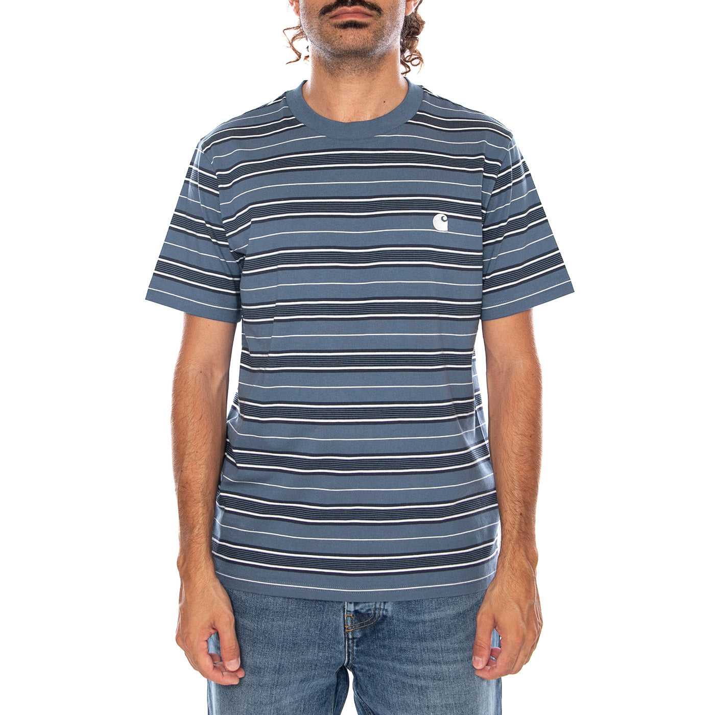 S/S BRONSON T-SHIRT ICESHEET - Maglietta Girocollo Uomo Multicolore I037145 3UFXX CARHARTT WIP 