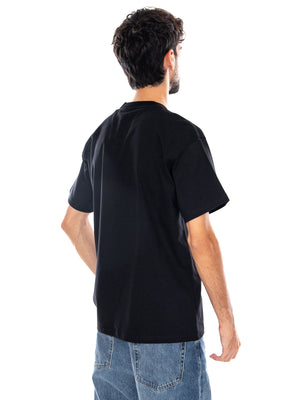 S/S ANIMATED DUCKS T-SHIRT BLACK - Maglietta Girocollo Uomo Nera I037233 89XX CARHARTT WIP 