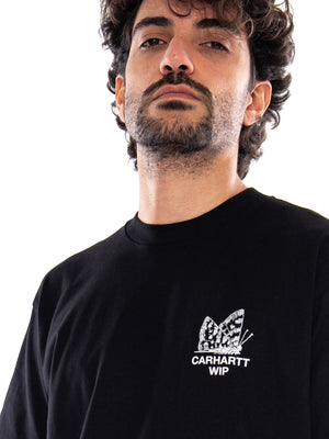 S/S Hourglass T-Shirt Black - Maglietta Girocollo Uomo Nera<BR/><BR/> I037247 89XX CARHARTT WIP 
