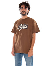 S/S Boogie Night T-Shirt WIP H Brown - Camiseta Cuello Redondo Hombre Marrón  Hombre CARHARTT WIP