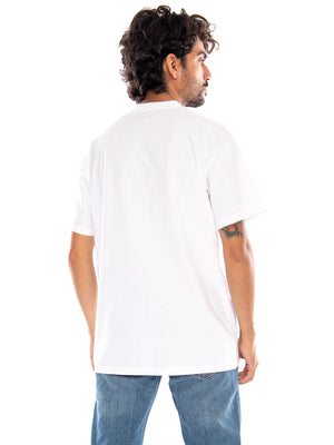 S/S Limn Script T-Shirt White - Maglietta Girocollo Uomo Bianca I037263 02XX CARHARTT WIP 