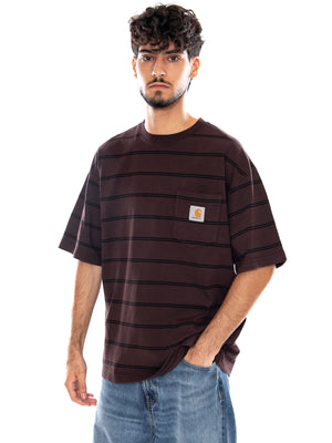 S/S CARDONA POCKET T-SHIRT NATURAL / DARK SCARAB - Maglietta Girocollo Uomo Multicolore I037272 3VQGD CARHARTT WIP 