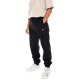 CHASE SWEAT PANT BLACK / GOLD - Pantalón Felpado Hombre Negro - Hombre CARHARTT WIP
