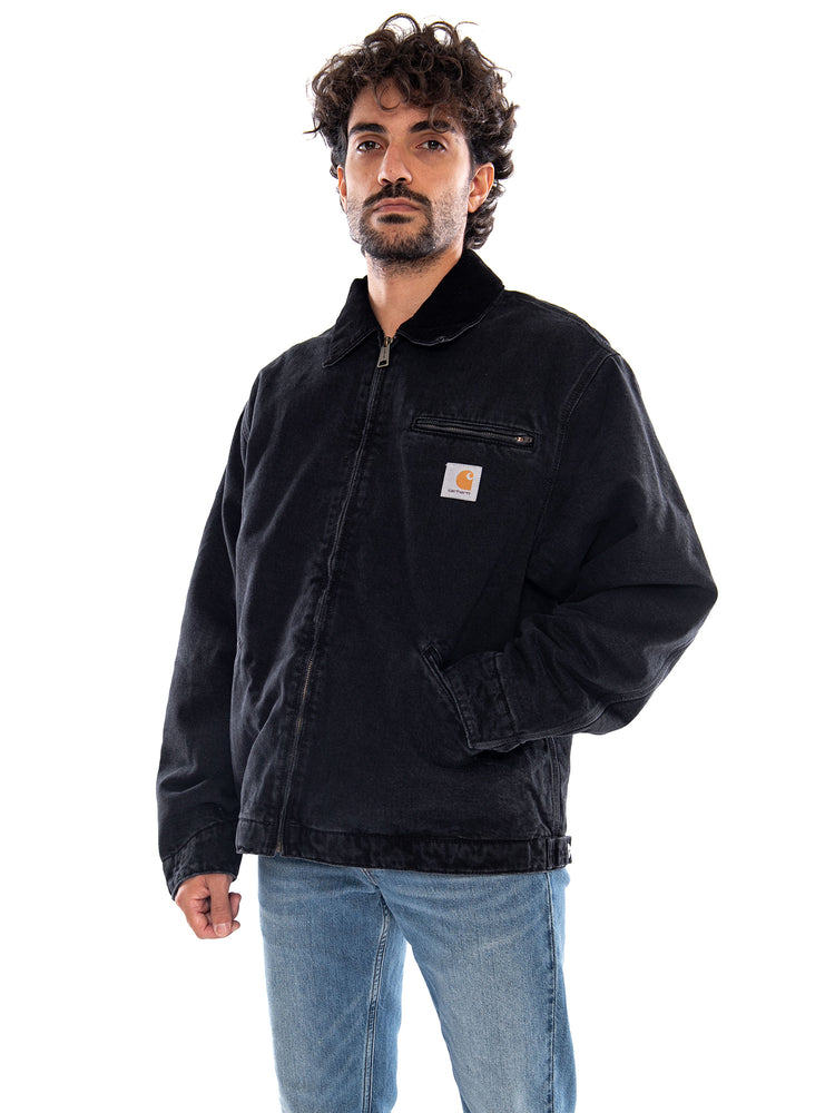 OG Detroit Jacket Black / Black - Giacca Uomo Nera I037535 00E06 CARHARTT WIP 