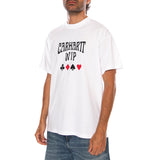 S/S DECK T-SHIRT WHITE - Camiseta Cuello Redondo Hombre Blanca Hombre CARHARTT WIP