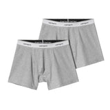 COTTON TRUNKS GREY HEATHER - Set de Dos Pares de Boxers Hombre Grises CARHARTT WIP
