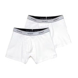 COTTON TRUNKS WHITE / WHITE - Set de Dos Pares de Boxer Hombre Blancos Hombre CARHARTT WIP