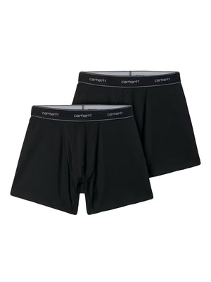 CARHARTT WIP COTTON TRUNKS BLACK / BLACK - Boxer Uomo Neri I037602 933XX CARHARTT WIP 