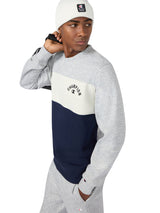 CREWNECK SWEATSHIRT OXFORD GREY - Sudadera Cuello Redondo Hombre Gris CHAMPION