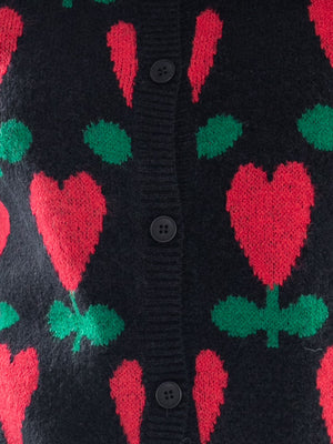 Compañía Fantástica Cárdigan con Estampado Ciclamen Conversational - Cardigan Donna Multicolore 64C/10362 CNV COMPANIA FANTASTICA 