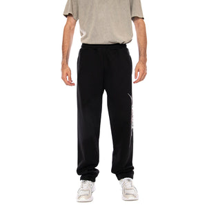 SHARD DOLLY NOIRE BAGGY SWEATPANTS BLACK - Pantaloni Uomo Neri PA1245 P2 DOLLY NOIRE 