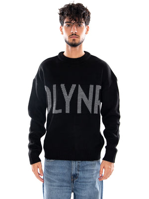 DLYNR SWEATER BLACK - Maglione Uomo Nero SV361 SO DOLLY NOIRE 