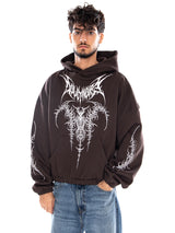 THE GUARDIAN BOXY HOODIE IRON GATE COFFEE BEAN - Hoodie Hombre Marrón Hombre DOLLY NOIRE