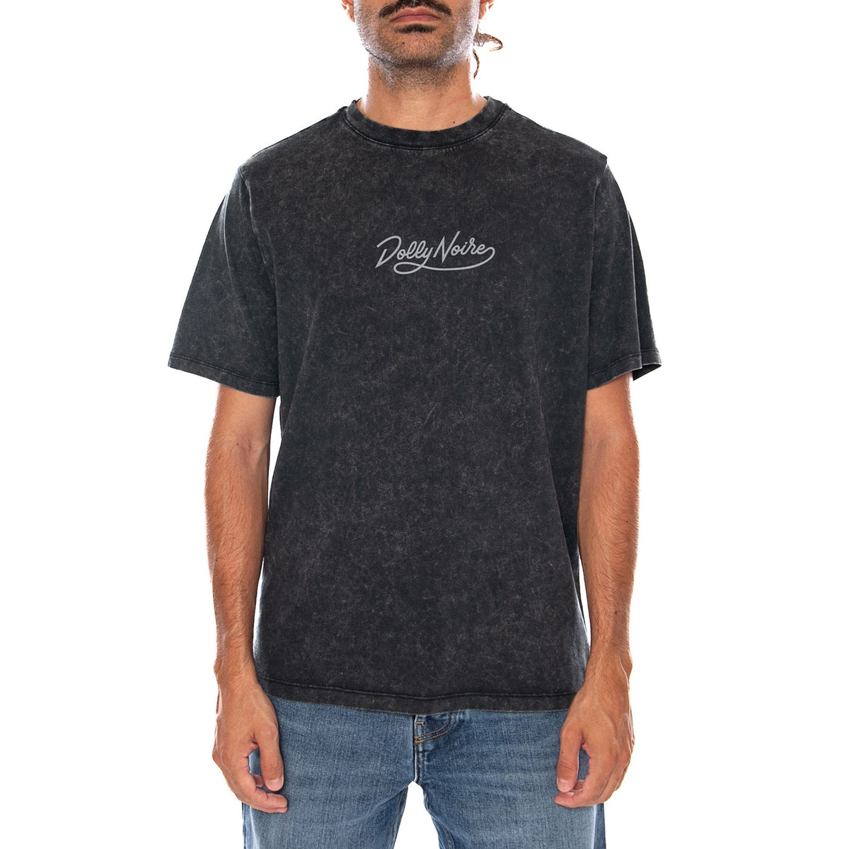 DOLLY NOIRE TEE ACID BLACK - Maglietta Girocollo Uomo Nera TS1297 T4 DOLLY NOIRE 