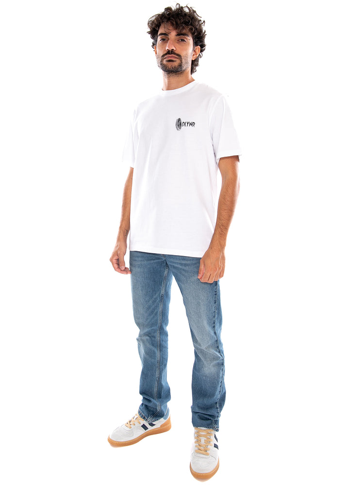 Corruption Tee White - Maglietta Girocollo Uomo Bianca TS1302 T4 DOLLY NOIRE 