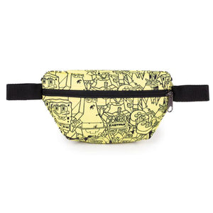SPRINGER ALLOVER YELLOW - Marsupio Giallo / Multicolore EK000074 E0A1 EASTPAK 
