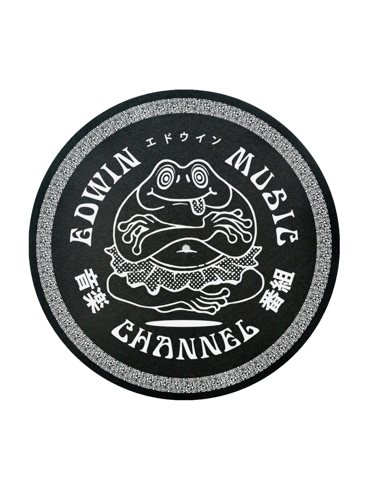 Edwin Music Channel Slipmat Black - Tappetino Nero I032044 89 EDWIN 