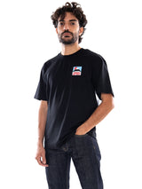 Edwin Sunset on Fuji San TS SS Black - Camiseta Cuello Redondo Hombre Negra  Hombre EDWIN