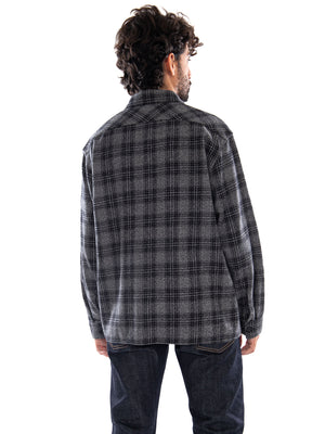 Edwin Ace Shirt LS Black/Grey - Camicia Uomo Nera/Grigia I037311 0GL.67 EDWIN 