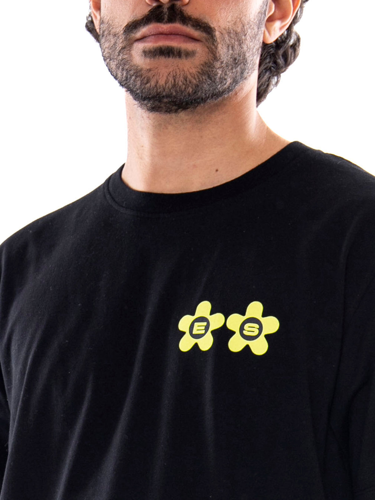 Edwin Sakura TS Black - T-Shirt Uomo Nera I037349 89,67 EDWIN 