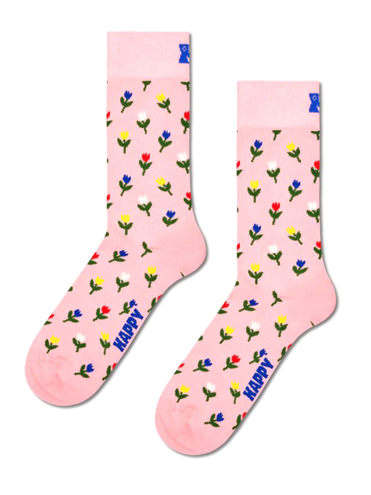 Happy Socks Mini Tulip Sock Pink - Calzini Rosa P006293 LIGHT PINK HAPPY SOCKS 