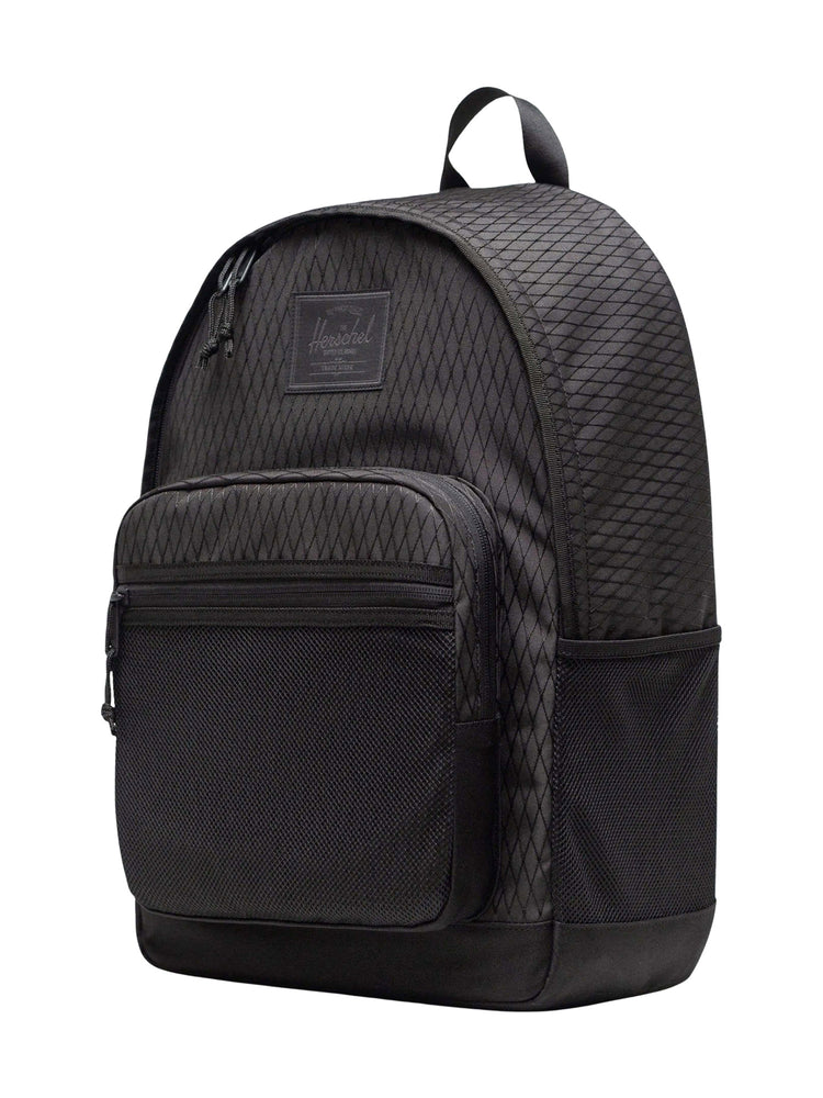 Herschel Kaine Backpack Black Diamond/Black - Zaino Nero<BR/><BR/> 11814 07391 HERSCHEL 