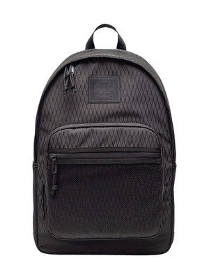 Herschel Kaine Backpack Black Diamond/Black - Zaino Nero<BR/><BR/> 11814 07391 HERSCHEL 