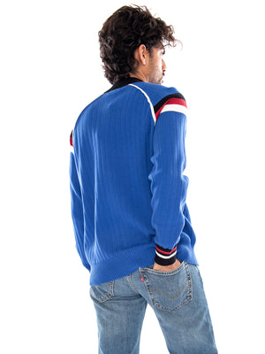 NAVY BREEZE JACKET - Felpa con Zip Uomo Multicolore AT005 1910 KAOTIKO 