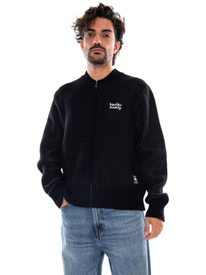 JACKET BAD ROMANCE - Giacca con Zip e Taschini Uomo Nera AT011 1910 KAOTIKO 