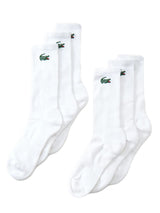 LACOSTE 6PK WHITE - Set de 6 Pares de Calcetines Blancos ACCESORIOS LACOSTE