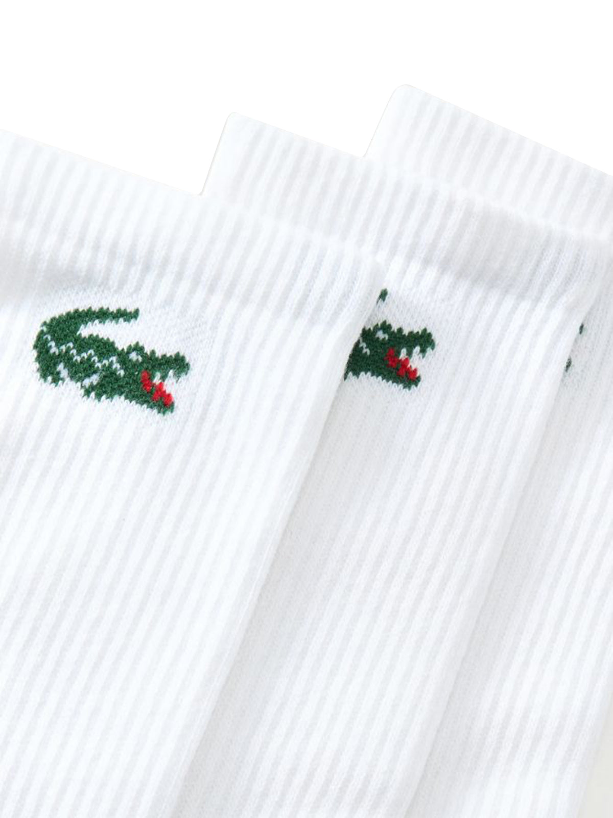 LACOSTE 6PK WHITE - Set da 6 Paia di Calzini Bianchi RA9254 001 LACOSTE 