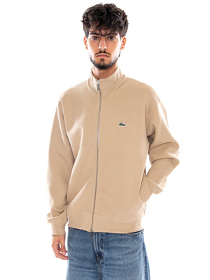 SWEATSHIRT BEIGE - Felpa Girocollo Uomo Beige SH9454 02S LACOSTE 