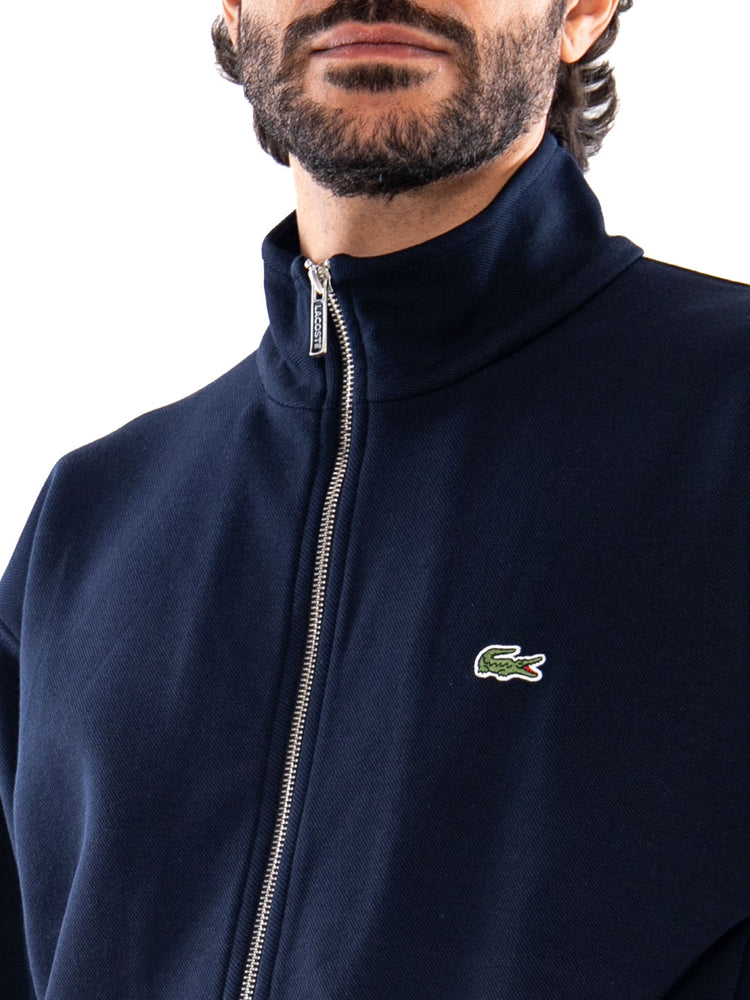 Lacoste Sweatshirt Blue - Felpa Uomo con Zip Blue SH9454 166 LACOSTE 