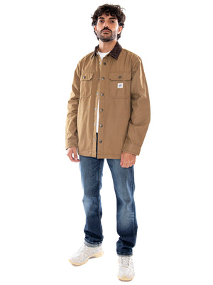 Lee Workwear Overshirt Dark Khaki - Camicia Overshirt Uomo Verde Khaki Scuro 112386395 GRN LEE 