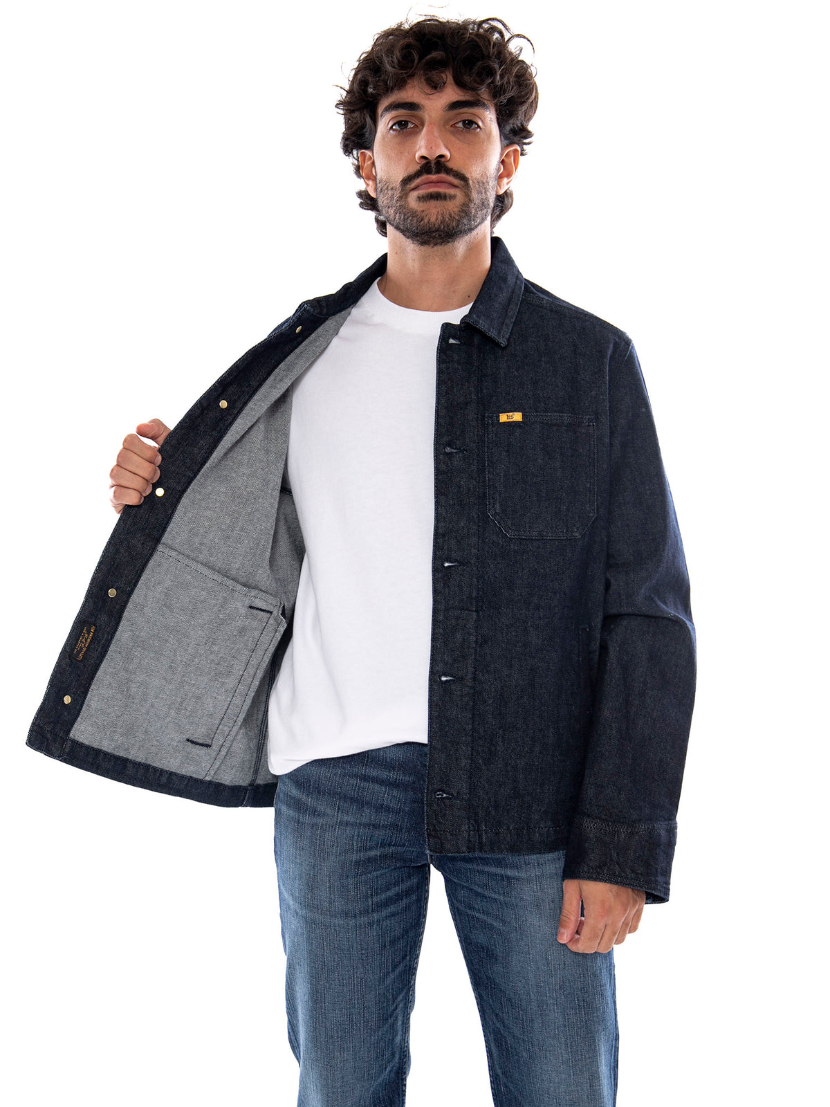 Lee Denim Jacket Blue - Giacca in Denim Uomo Blu 112387707 BL LEE 