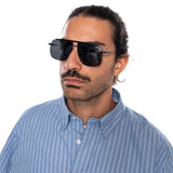 YC 39044 BLACK / BLACK - Gafas de Sol Negras ACCESORIOS LET'S SEE