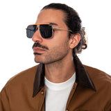 YC 39044 SILVER / ORANGE - Gafas de Sol Plateadas ACCESORIOS LET'S SEE