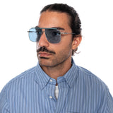 YC 39044 SILVER / BLUE - Gafas de Sol Plata ACCESORIOS LET'S SEE