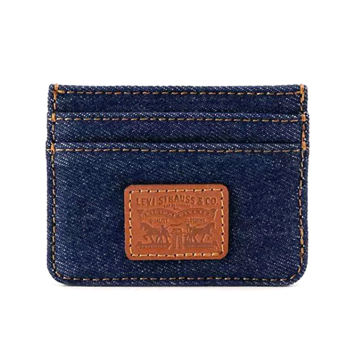 Billy Plaque Belt - Toffee / Dark Indigo - Portacarte Blu 0020B 0000 LEVIS 
