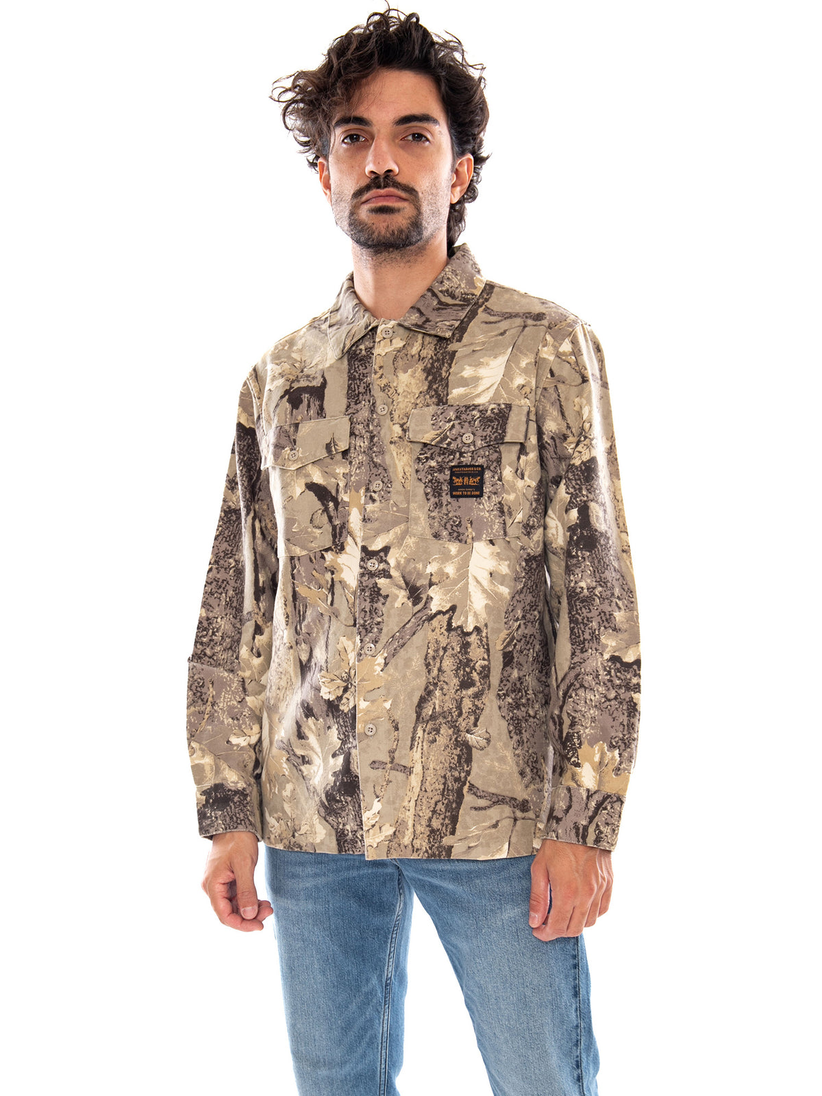 LS WORKER - WW TEX FOREST CAMO GRAVEL PR - Camicia Uomo Multicolore 003O2 0009 LEVIS 