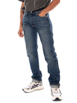 LEVI'S® 501® ORIGINAL FOUND IN CAVE SELV DARK INDIGO - Pantaloni Denim Jeans Uomo Blu  Uomo LEVIS