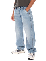 LEVI'S® BAGGY BARREL RUNNING THE RACE LIGHT WASH - Pantalones Denim Jeans Hombre Azul Hombre LEVIS