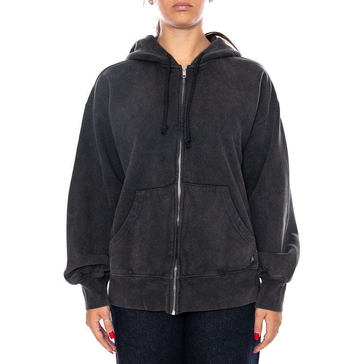 VINTAGE RELAXED FZ HOODIE WOMENS GRUNGE BLACK - Felpa con Cappuccio e Zip Donna Nera 005IH 0005 LEVIS 