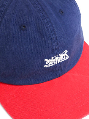 LEVI'S® ROCKRIDGE DAD CAP MEDIEVAL BLUE / MARS RED - Cappellino Blu / Rosso 007YM 0002 LEVIS 
