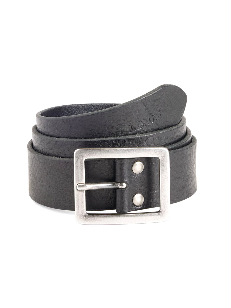 LEVI'S® MASON CENTERBAR BELT CAVIAR BLACK - Cintura Nera 007YW 0000 LEVIS 