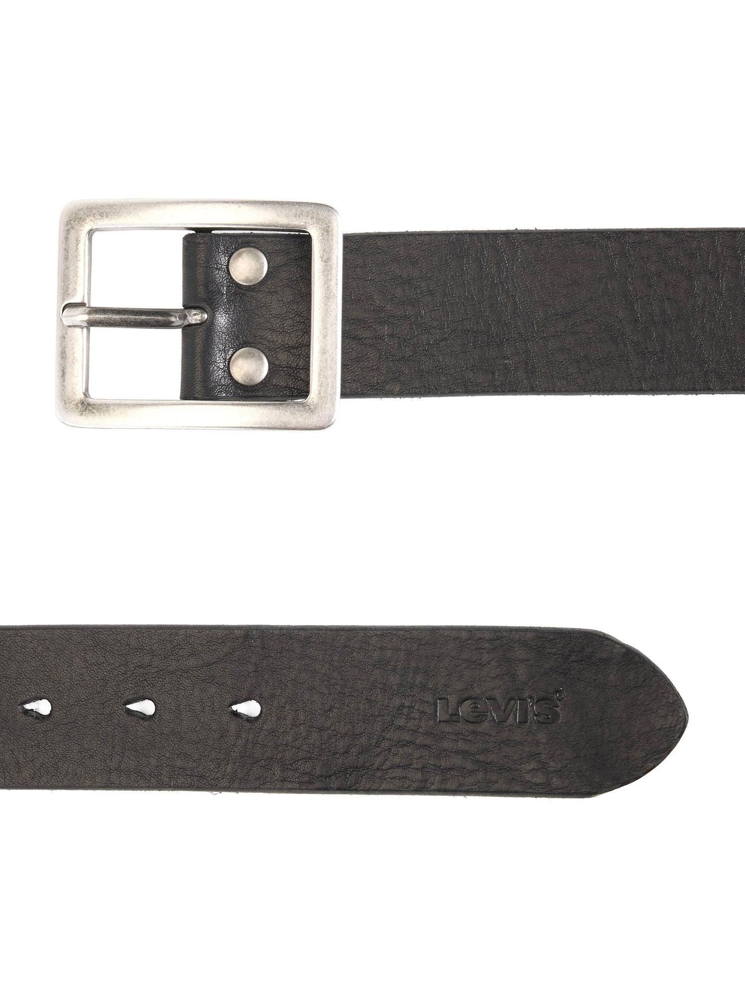 LEVI'S® MASON CENTERBAR BELT CAVIAR BLACK - Cintura Nera 007YW 0000 LEVIS 