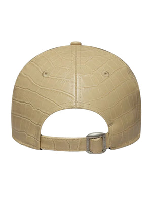 Female Pattern PU 9FORTY® New York Yankees Stone - Cappellino Donna Beige 60915858 STN NEW ERA 