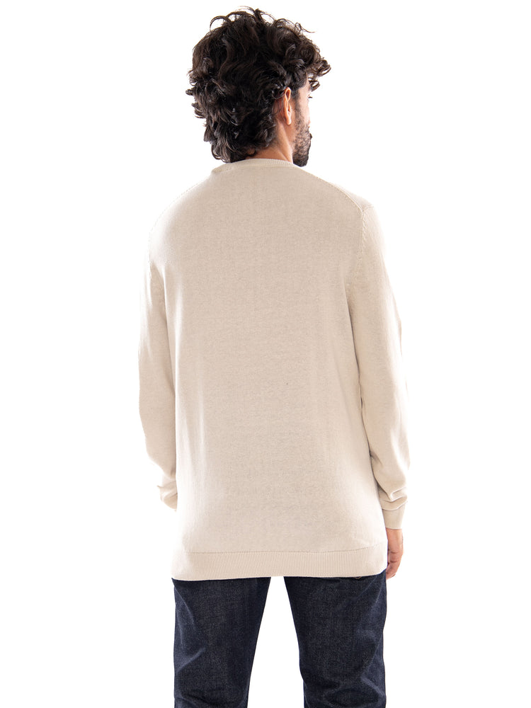 Only & Sons Onsalex Reg 12 Crew Knit NOOS Silver Lining - Maglione Uomo Beige 22015975 4546132 ONLY & SONS 