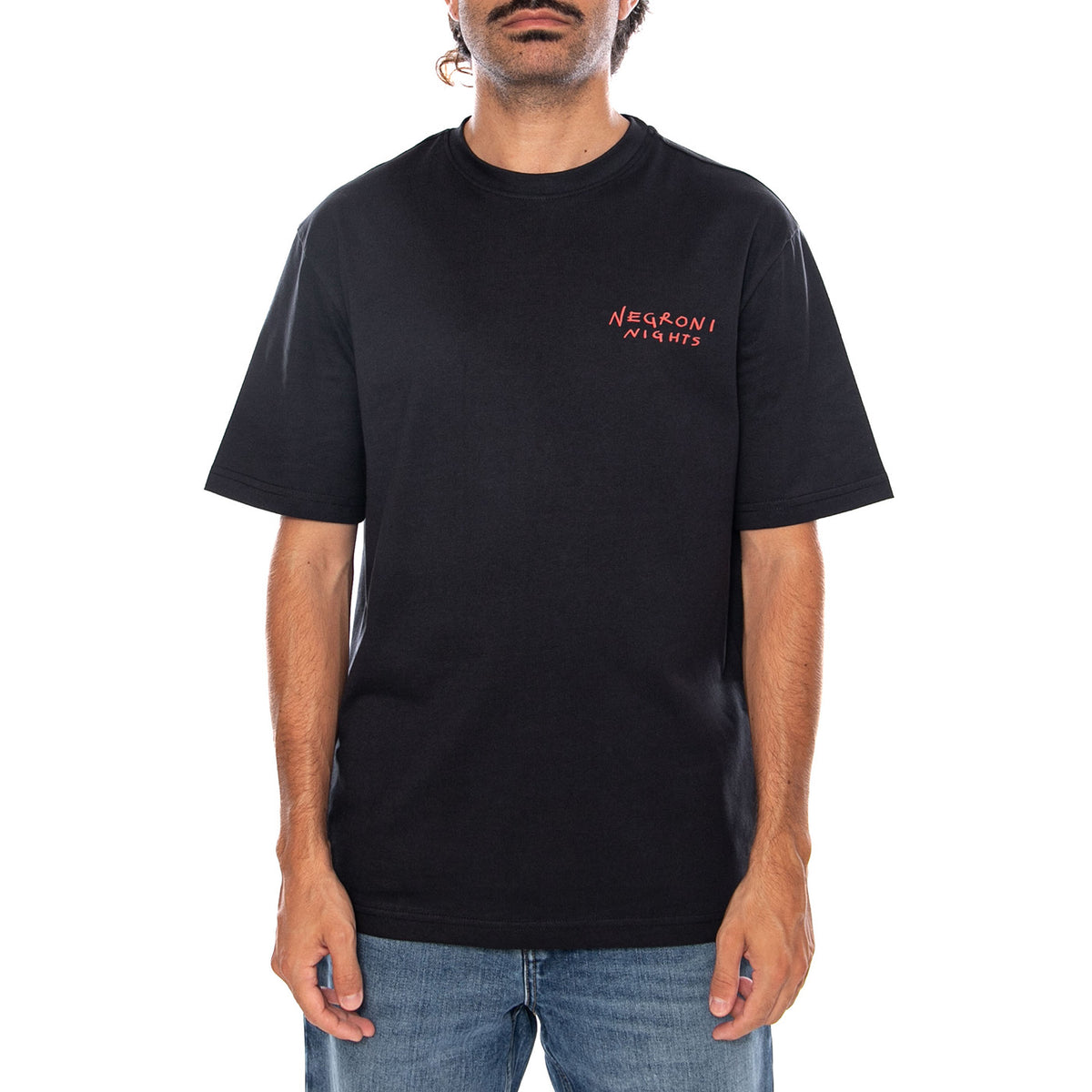 ONSSPRITZ ITALY RLX SS TEE BLACK SPRITZ CLUB - Maglietta Girocollo Uomo Nera 22034398 4784932 ONLY & SONS 